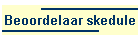 Beoordelaar skedule
