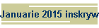 Januarie 2015 inskrywings/