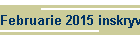 Februarie 2015 inskrywings/