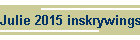 Julie 2015 inskrywings/