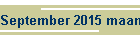September 2015 maandwenners/
